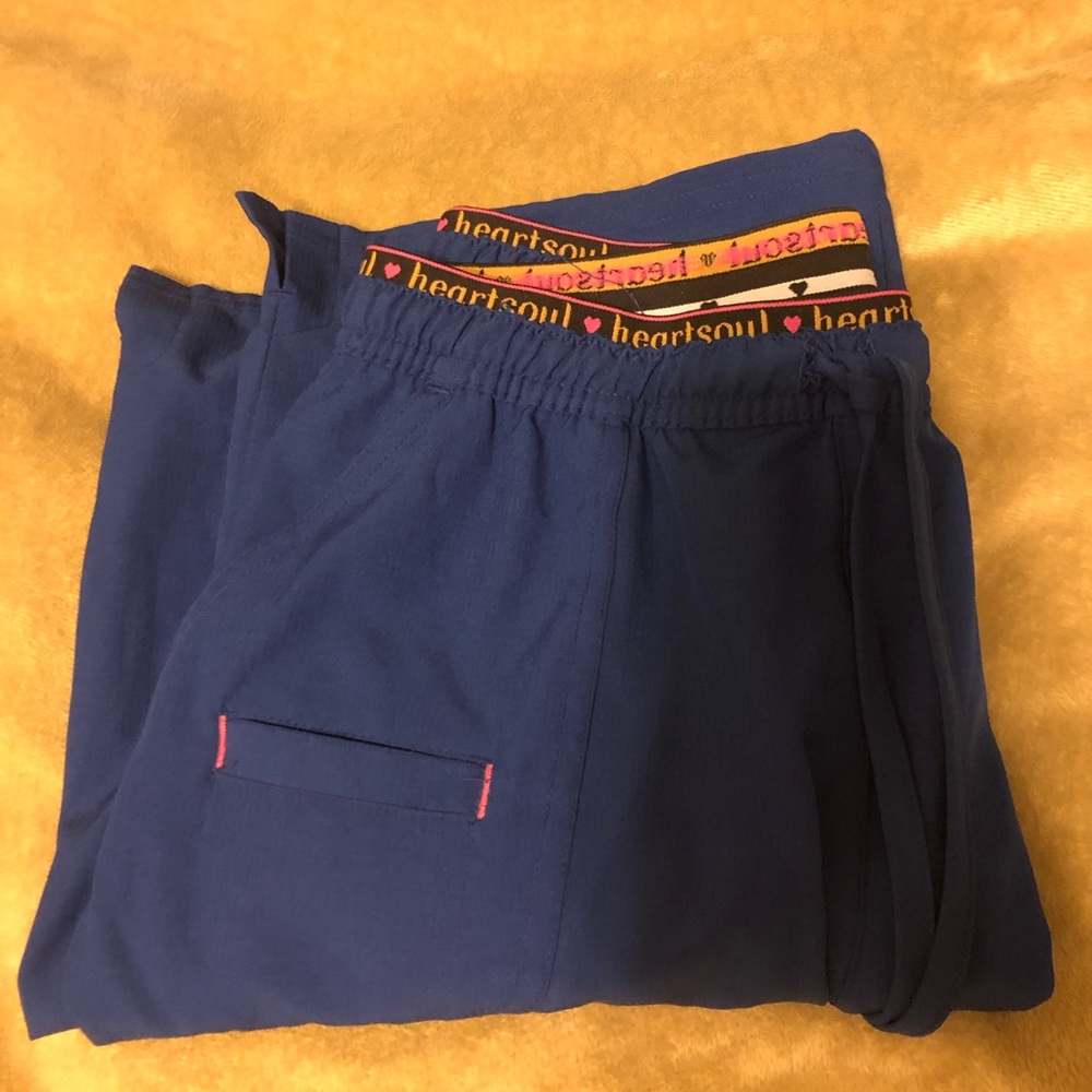 Navy Blue Heartsoul Scrub Bottoms